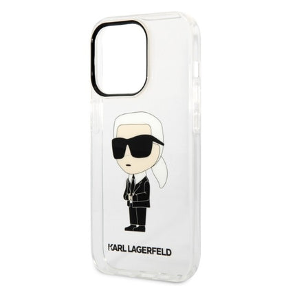 Futrola za Apple iPhone 14 Pro, Karl Lagerfeld, IML Ikonik NFT, Transparentna