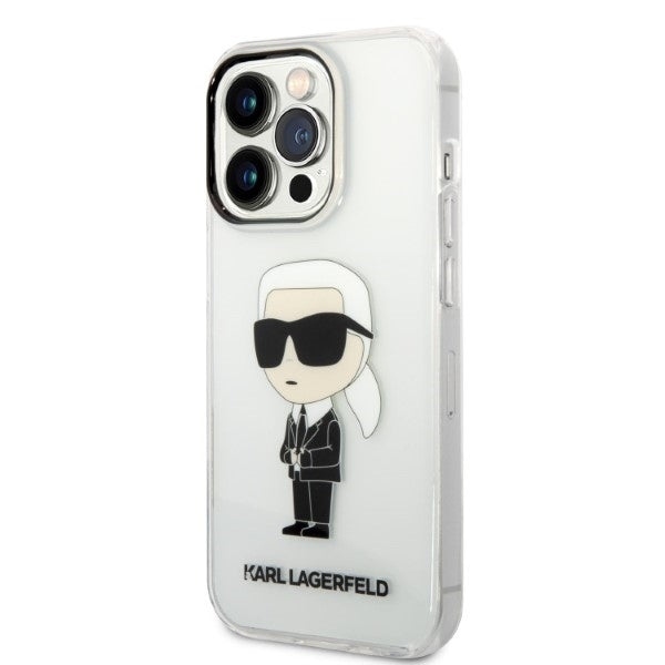 Futrola za Apple iPhone 14 Pro, Karl Lagerfeld, IML Ikonik NFT, Transparentna