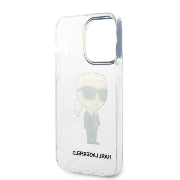 Futrola za Apple iPhone 14 Pro, Karl Lagerfeld, IML Ikonik NFT, Transparentna