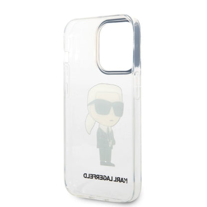 Futrola za Apple iPhone 14 Pro, Karl Lagerfeld, IML Ikonik NFT, Transparentna