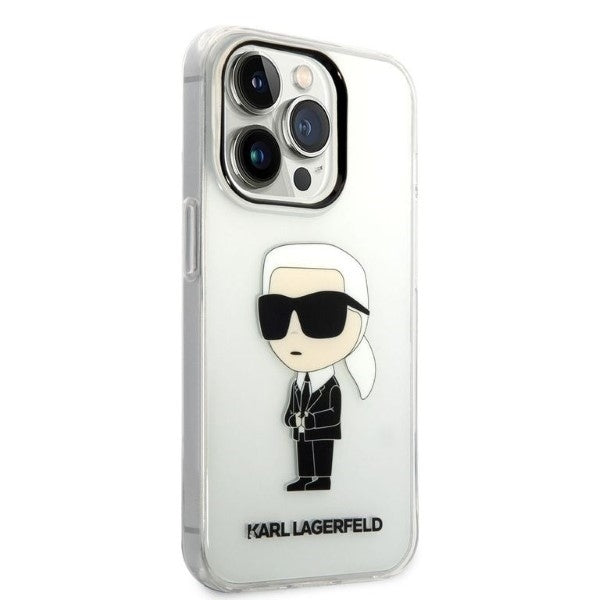 Futrola za Apple iPhone 14 Pro, Karl Lagerfeld, IML Ikonik NFT, Transparentna