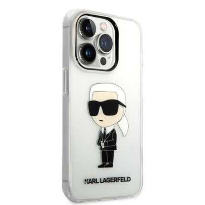 Futrola za Apple iPhone 14 Pro, Karl Lagerfeld, IML Ikonik NFT, Transparentna