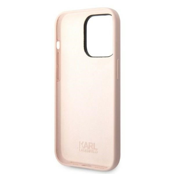 Futrola za Apple iPhone 14 Pro, Karl Lagerfeld, Silicone Ikonik NFT, Roze