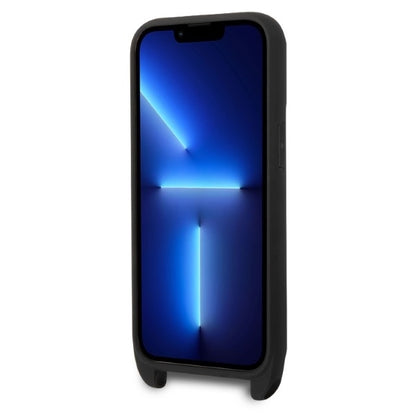 Futrola za Apple iPhone 14 Pro, Karl Lagerfeld, Monogram Ikonik Karl, Crna