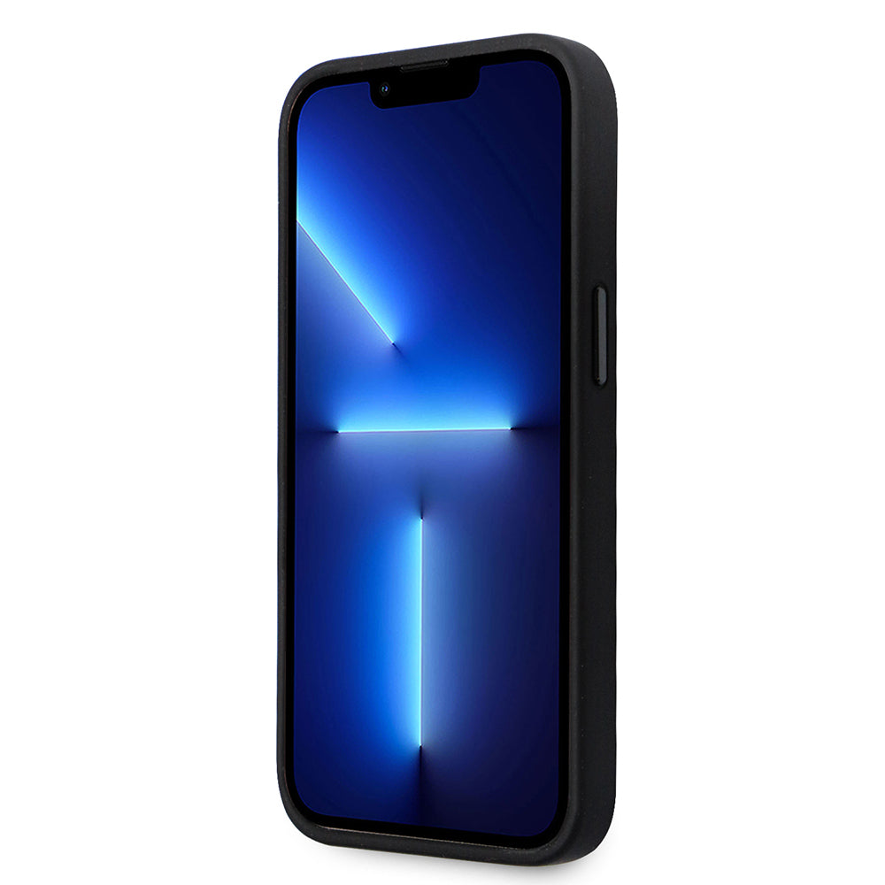 Futrola za Apple iPhone 14 Pro, Karl Lagerfeld, Silicone Choupette Metal, Crna