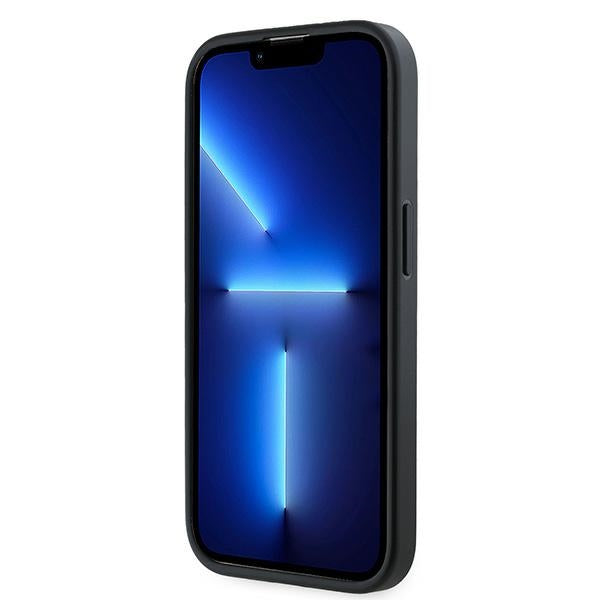 Futrola za Apple iPhone 14 Pro Max, Karl Lagerfeld, Diagonal Quilted Script, Crna