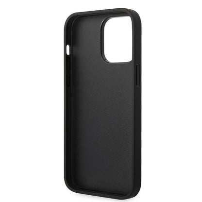 Futrola za Apple iPhone 14 Pro Max, Karl Lagerfeld, Glitter Flakes Ikonik Karl, Srebrna