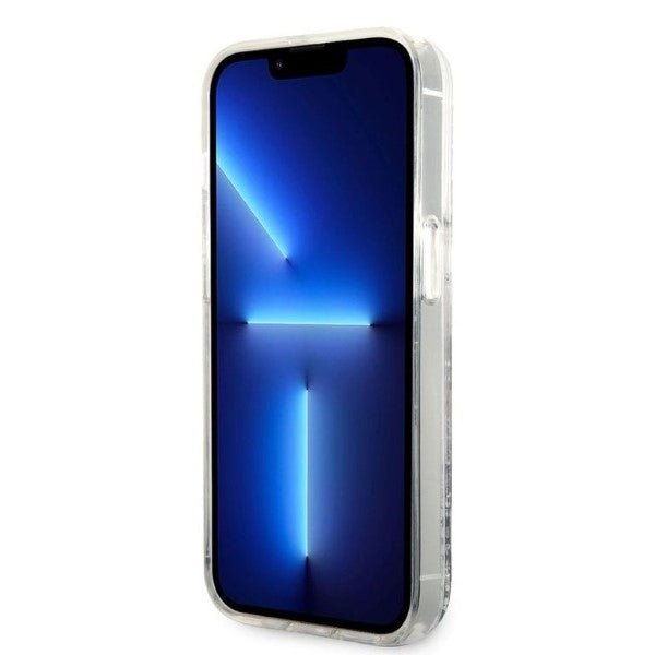 Futrola za Apple iPhone 14 Pro Max, Karl Lagerfeld, Glitter Karl's Head, Srebrna