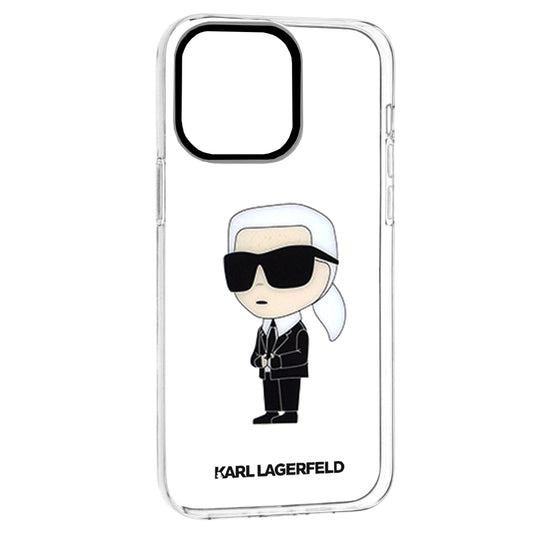 Futrola za Apple iPhone 14 Pro Max, Karl Lagerfeld, Ikonik Karl, Providna