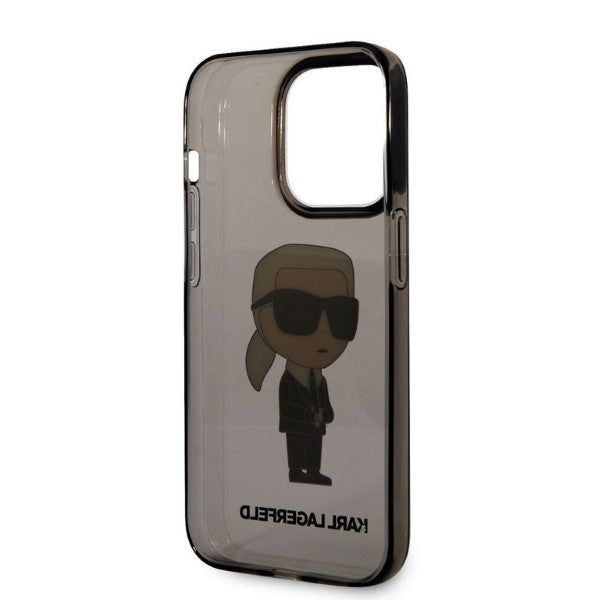 Futrola za Apple iPhone 14 Pro Max, Karl Lagerfeld, IML Ikonik NFT, Crna