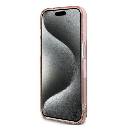 Futrola za Apple iPhone 14 Pro Max, Karl Lagerfeld, IML Luxury Monogram Choupette's Head, Roze