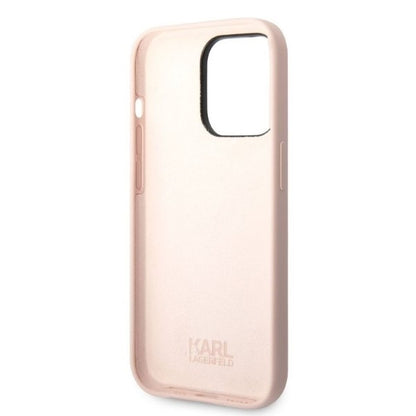 Futrola za Apple iPhone 14 Pro Max, Karl Lagerfeld, Silicone Ikonik NFT, Roze