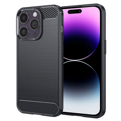 Futrola za Apple iPhone 14 Pro Max, Techsuit, Karbon, Crna