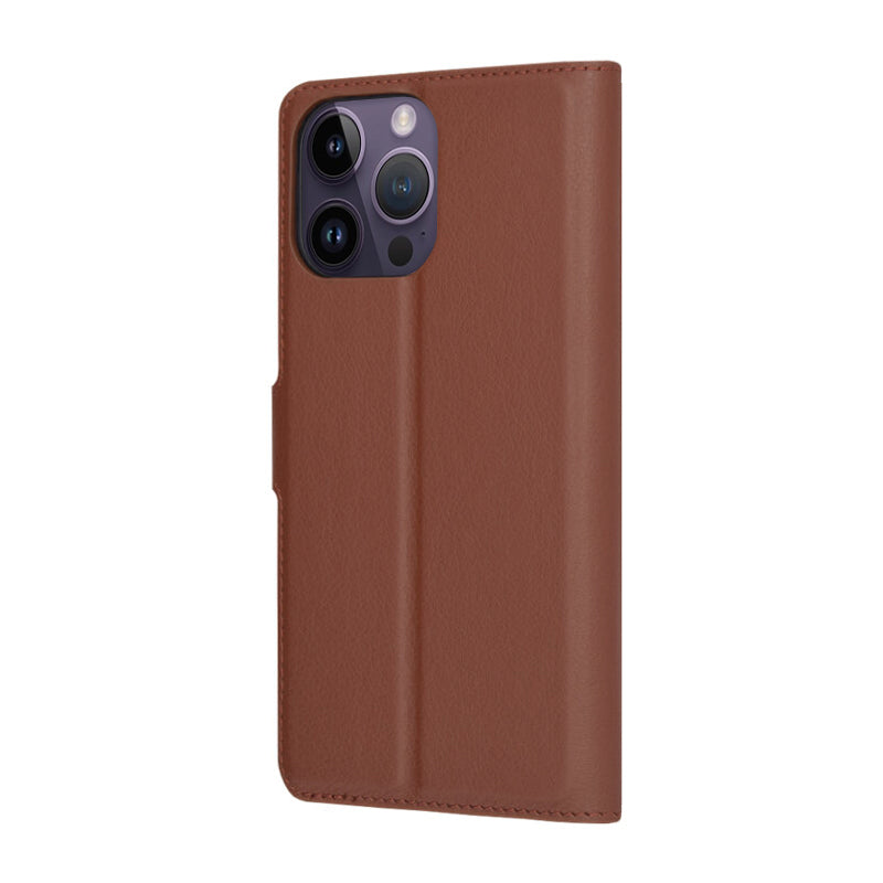 Futrola za Apple iPhone 14 Pro Max, Techsuit, Leather Folio, Braon