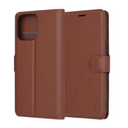 Futrola za Apple iPhone 14 Pro Max, Techsuit, Leather Folio, Braon