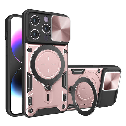 Futrola za Apple iPhone 14 Pro, Techsuit, CamGuard Pro, Roze Zlatna