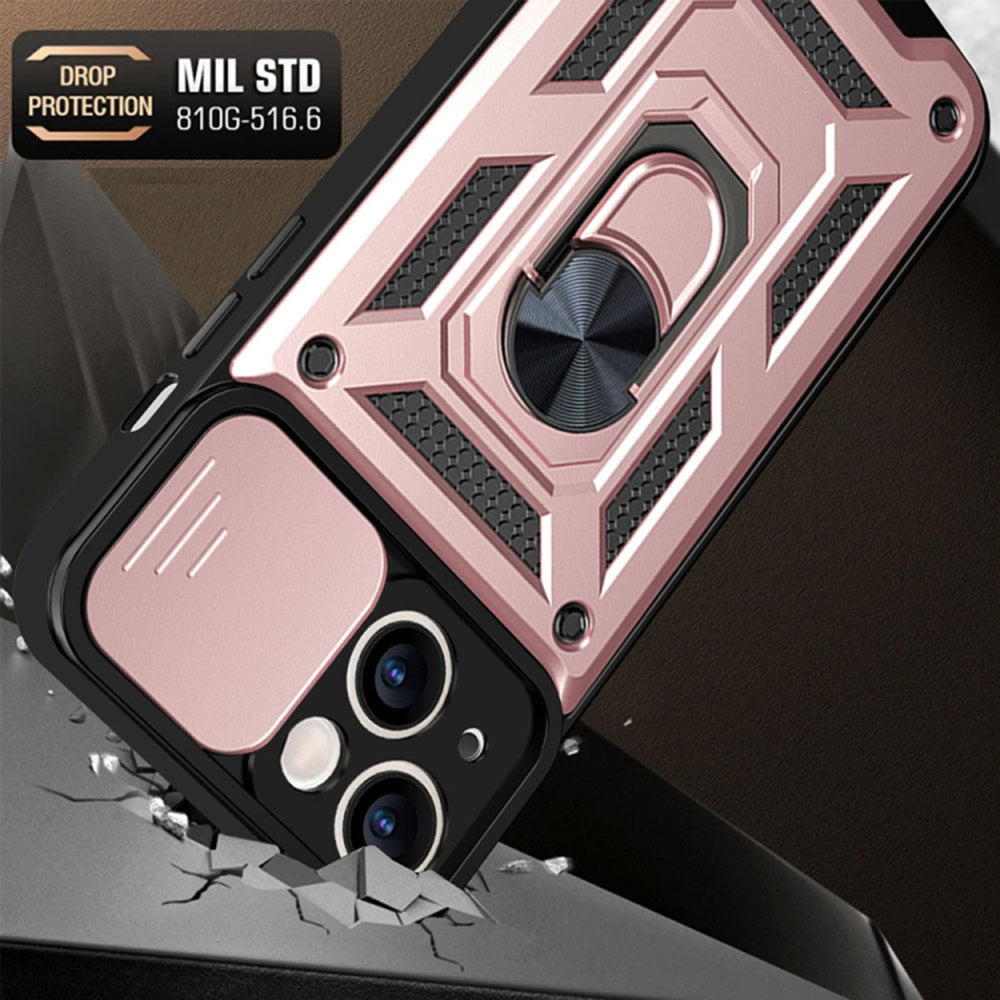 Futrola za Apple iPhone 14 Pro, Techsuit, CamShield, Roze