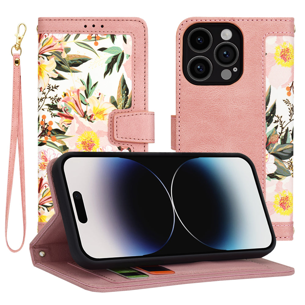 Futrola za Apple iPhone 14 Pro, Techsuit, FlipCraft, Roze