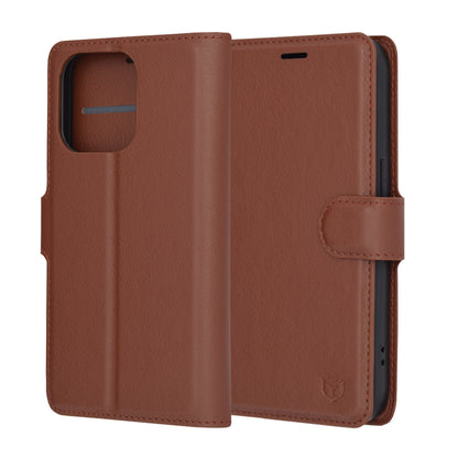 Futrola za Apple iPhone 14 Pro, Techsuit, Leather Folio, Braon