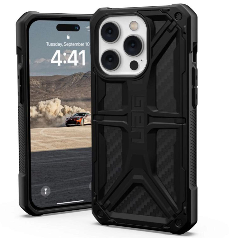 Futrola za Apple iPhone 14 Pro, Urban Armor Gear, Monarch Carbon, Crna