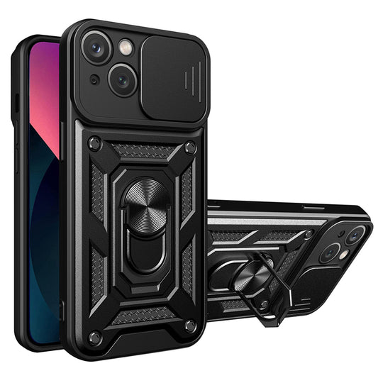 Futrola za Apple iPhone 14, Techsuit, CamShield, Crna