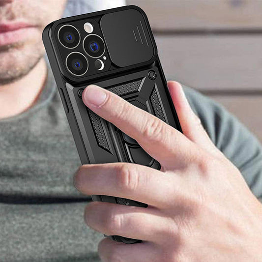 Futrola za Apple iPhone 14, Techsuit, CamShield, Crna