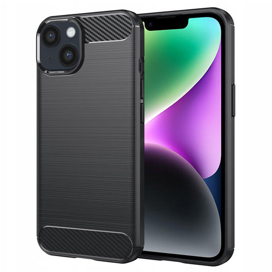 Futrola za Apple iPhone 14, Techsuit, Karbon, Crna