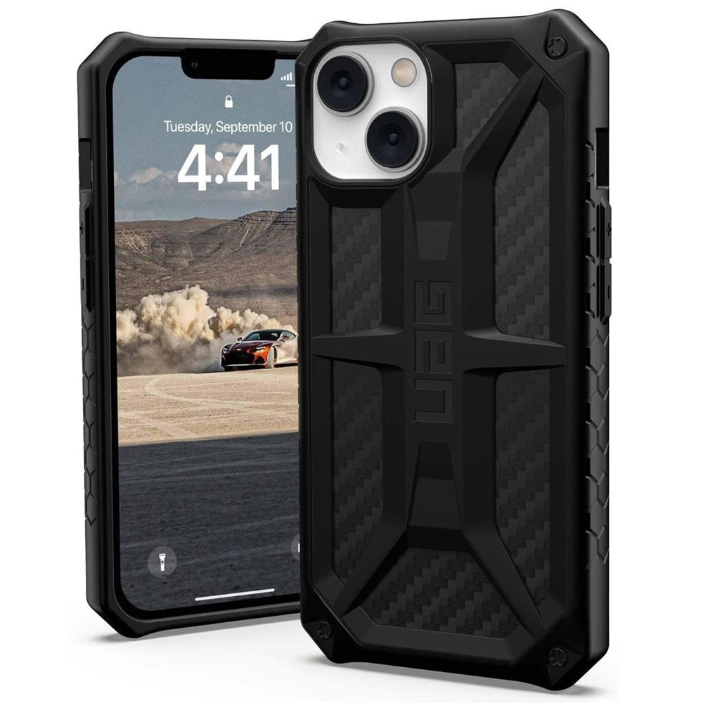Futrola za Apple iPhone 14, Urban Armor Gear, Monarch Carbon, Crna