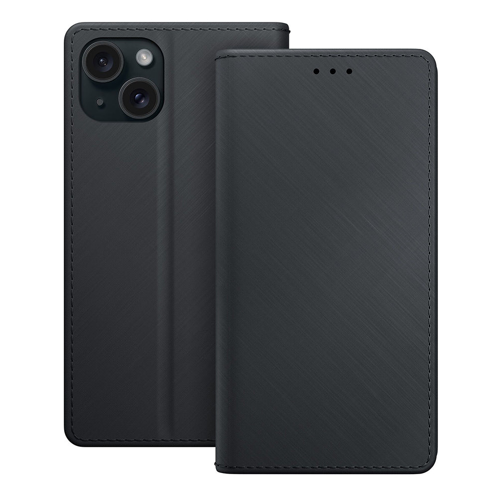 Futrola za Apple iPhone 15, 3MK, Wallet, Crna