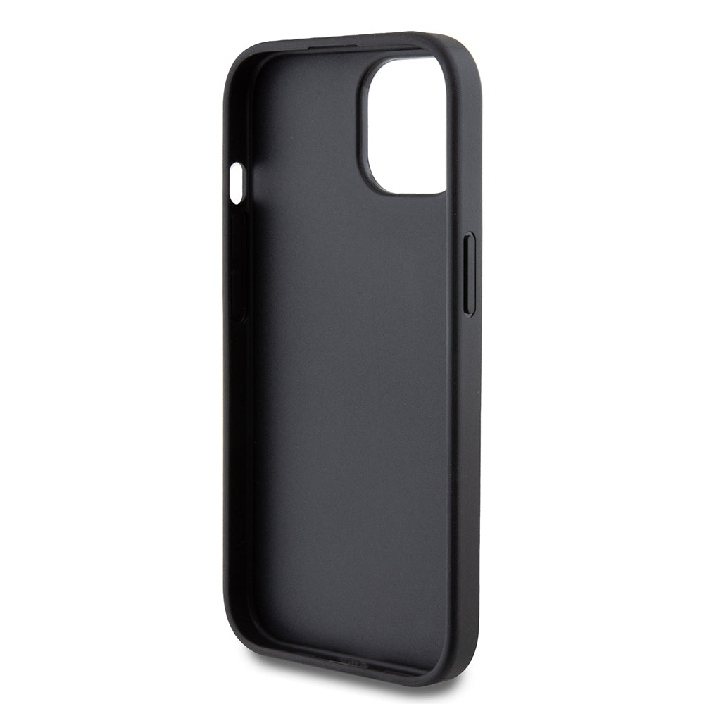 Futrola za Apple iPhone 15, Guess, 4G Metal Gold Logo, Siva