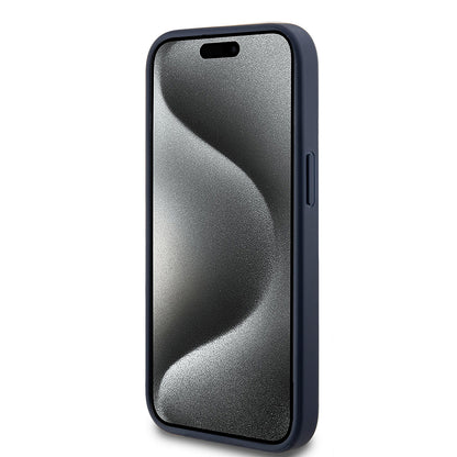 Futrola za Apple iPhone 15, Guess, 4G Triangle Logo, Plava