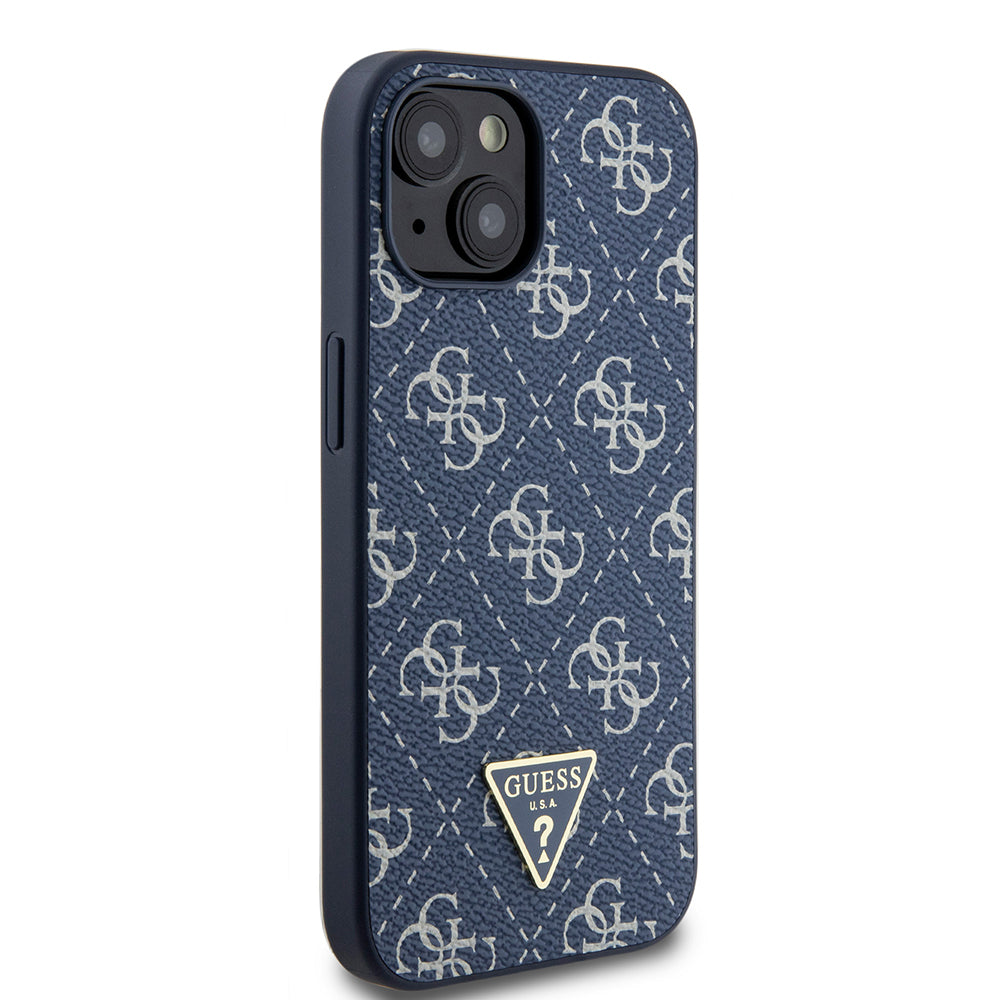 Futrola za Apple iPhone 15, Guess, 4G Triangle Logo, Plava