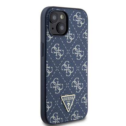 Futrola za Apple iPhone 15, Guess, 4G Triangle Logo, Plava