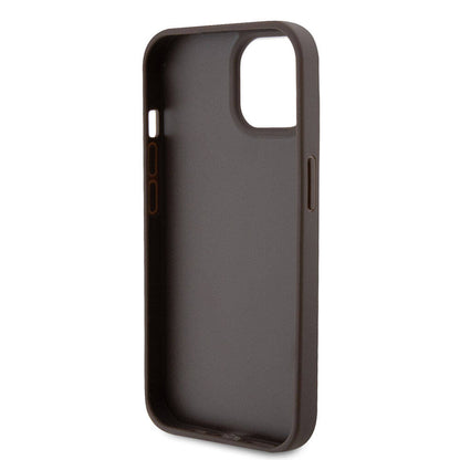 Futrola za Apple iPhone 15, Guess, Crossbody 4G Metal Logo, Braon