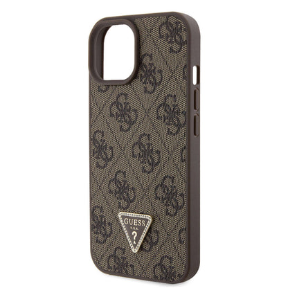 Futrola za Apple iPhone 15, Guess, Crossbody 4G Metal Logo, Braon