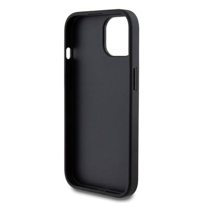 Futrola za Apple iPhone 15, Guess, Glitter Big 4G Script, Crna