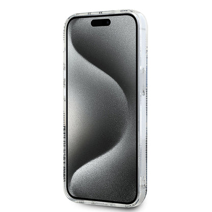 Futrola za Apple iPhone 15, Karl Lagerfeld, IML Electroplated Choupette Head, Transparentna