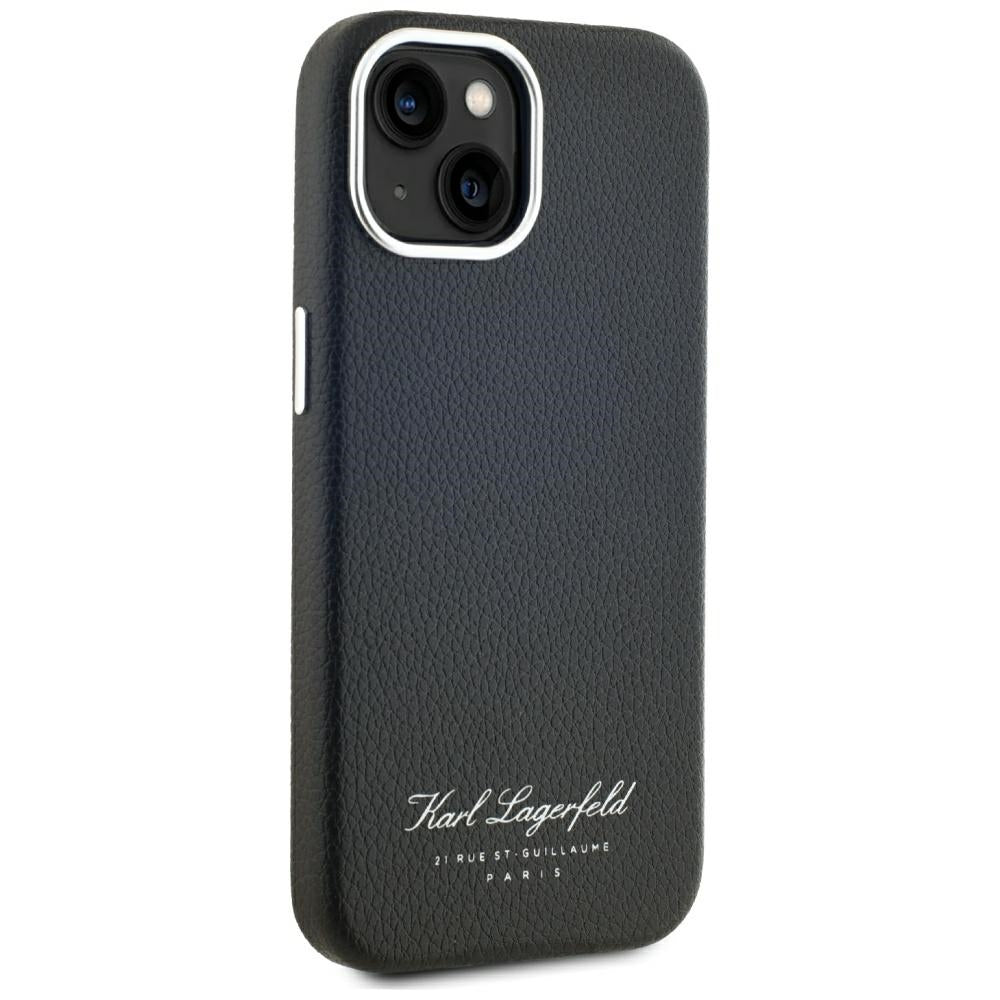 Futrola za Apple iPhone 15, Karl Lagerfeld, RSG, Crna
