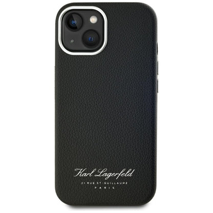 Futrola za Apple iPhone 15, Karl Lagerfeld, RSG, Crna