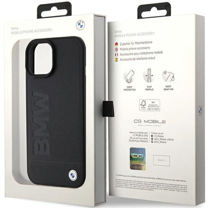 Futrola za Apple iPhone 15 Plus, BMW, Natural Hot Stamp, Crna