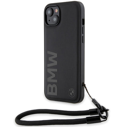 Futrola za Apple iPhone 15 Plus, BMW, Signature Wordmark Cord, Crna