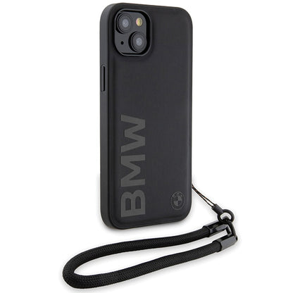 Futrola za Apple iPhone 15 Plus, BMW, Signature Wordmark Cord, Crna