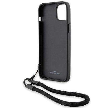 Futrola za Apple iPhone 15 Plus, BMW, Signature Wordmark Cord, Crna