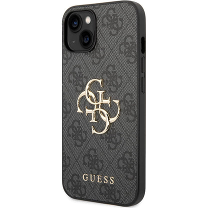 Futrola za Apple iPhone 15 Plus, Guess, 4G Big Logo, Siva
