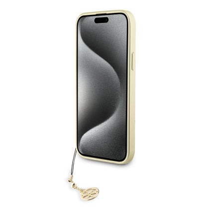 Futrola za Apple iPhone 15 Plus, Guess, 4G Charm, Siva