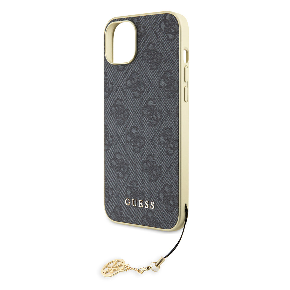 Futrola za Apple iPhone 15 Plus, Guess, 4G Charm, Siva