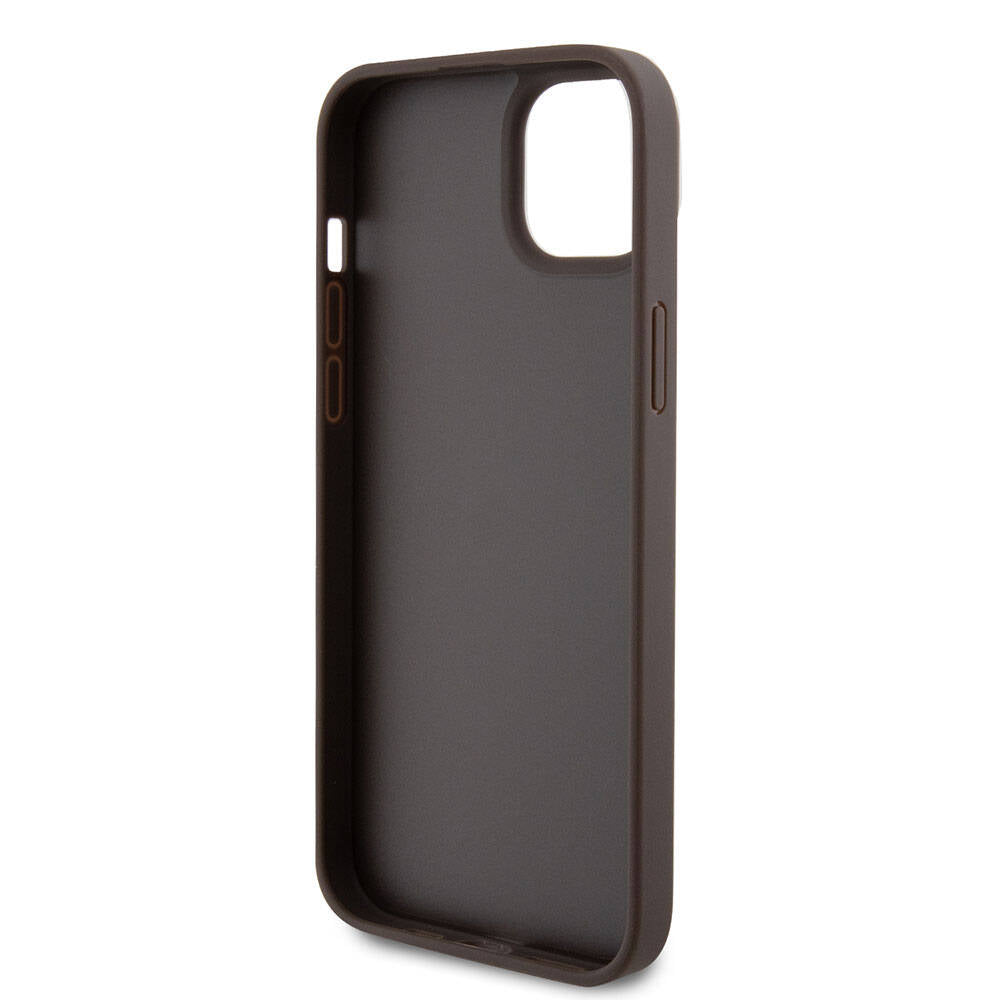 Futrola za Apple iPhone 15 Plus, Guess, Crossbody 4G Metal Logo, Braon