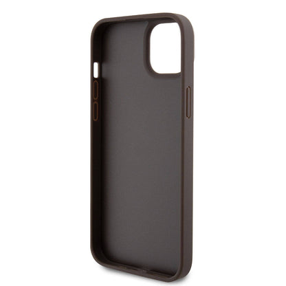 Futrola za Apple iPhone 15 Plus, Guess, Crossbody 4G Metal Logo, Braon