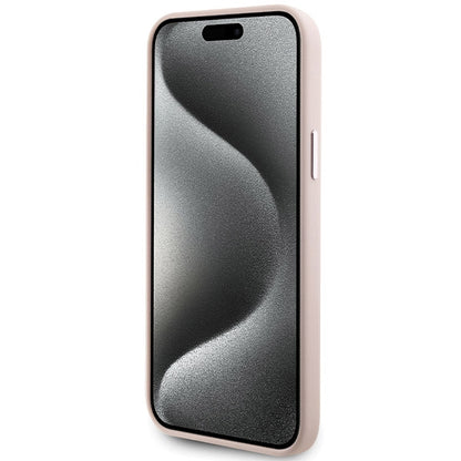 Futrola za Apple iPhone 15 Plus, Karl Lagerfeld, Silicone Choupette Metal, Roze