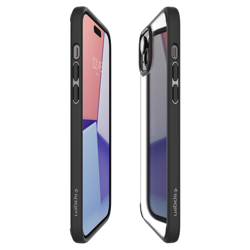Futrola za Apple iPhone 15 Plus, Spigen, Ultra Hybrid, Mat Crna
